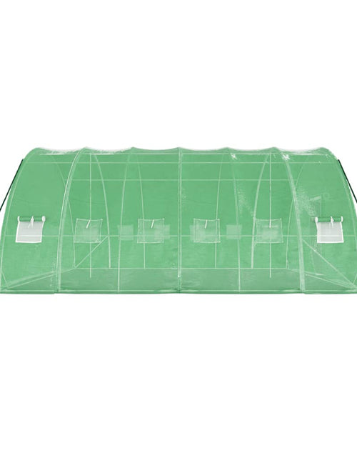 Загрузите изображение в средство просмотра галереи, Seră cu cadru din oțel, verde, 36 m², 6x6x2,85 m
