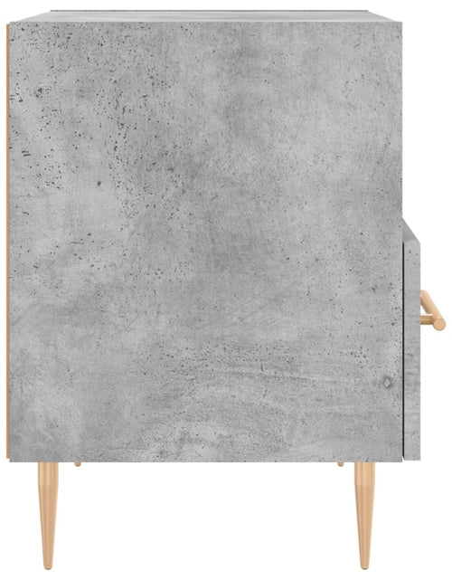 Загрузите изображение в средство просмотра галереи, Noptiere, 2 buc., gri beton, 40x35x47,5 cm, lemn compozit
