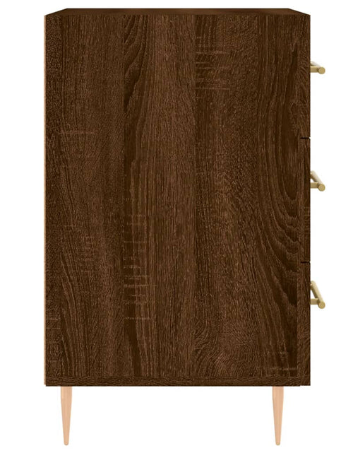 Загрузите изображение в средство просмотра галереи, Noptieră, stejar maro, 40x40x66 cm, lemn compozit
