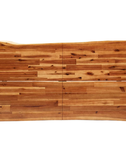 Загрузите изображение в средство просмотра галереи, Masă cu margini naturale, 160x80x75 cm, lemn masiv de acacia
