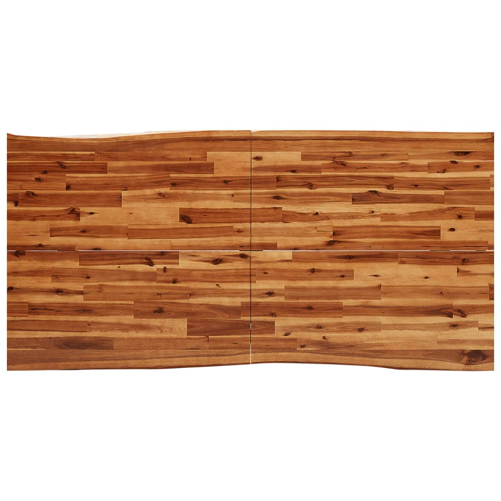 Masă cu margini naturale, 180x90x75 cm, lemn masiv de acacia