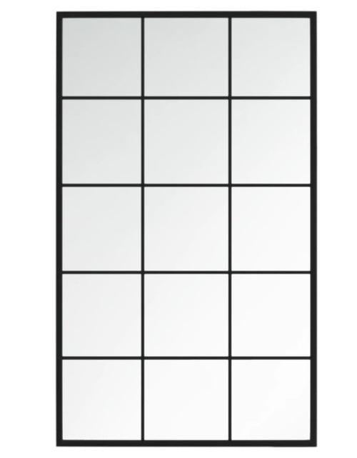 Încărcați imaginea în vizualizatorul Galerie, Oglinzi de perete, 4 buc., negru, 100x60 cm, metal - Lando
