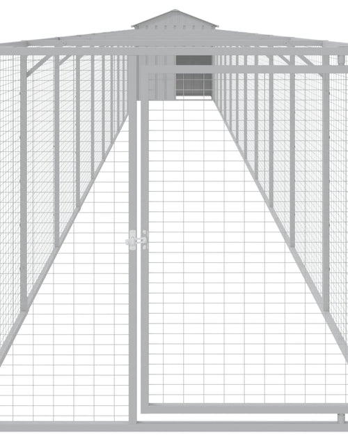 Загрузите изображение в средство просмотра галереи, Casă câine &amp; acoperiș gri deschis 117x1221x123 cm
