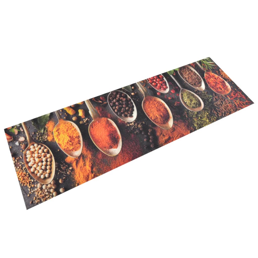 Covor de bucătărie lavabil Spoon & Spices, 60x180cm, catifea