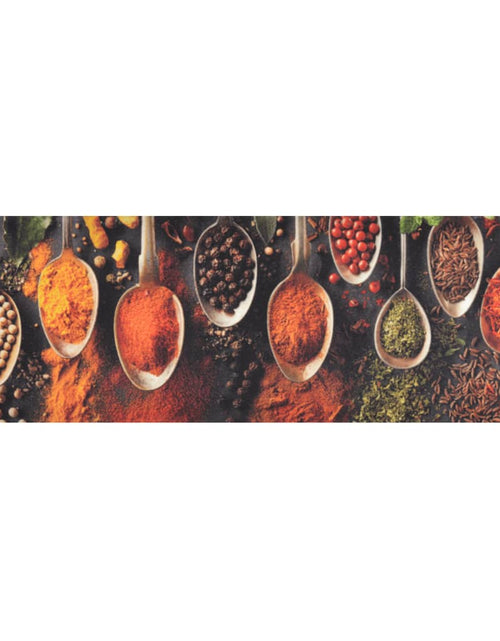 Încărcați imaginea în vizualizatorul Galerie, Covor de bucătărie lavabil Spoon &amp; Spices, 60x180cm, catifea
