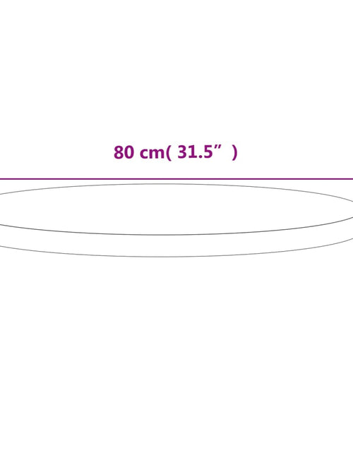 Încărcați imaginea în vizualizatorul Galerie, Blat de masă rotund, Ø80x4 cm, lemn masiv de fag
