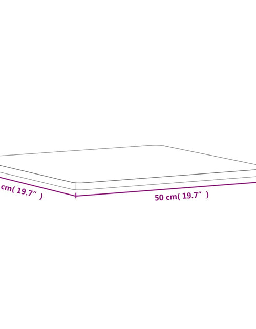 Загрузите изображение в средство просмотра галереи, Blat de masă pătrat, 50x50x1,5 cm, lemn masiv de fag
