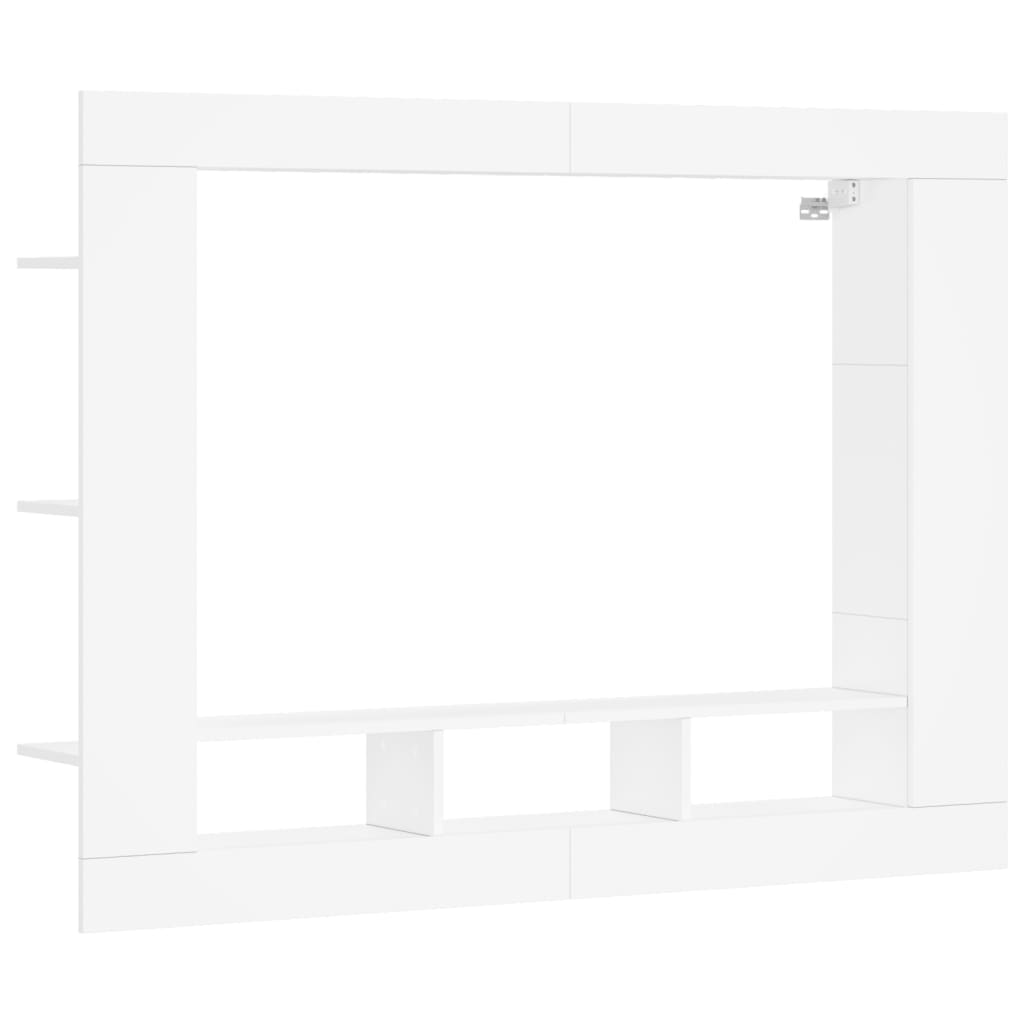 Comodă TV, alb, 152x22x113 cm, lemn prelucrat