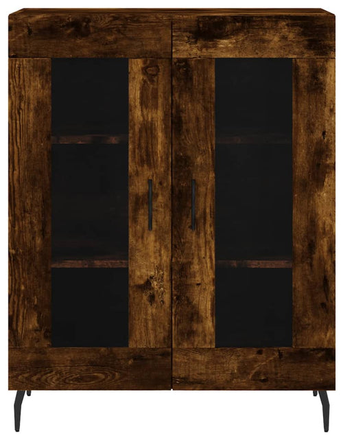 Загрузите изображение в средство просмотра галереи, Dulap înalt, stejar fumuriu, 69,5x34x180, lemn compozit
