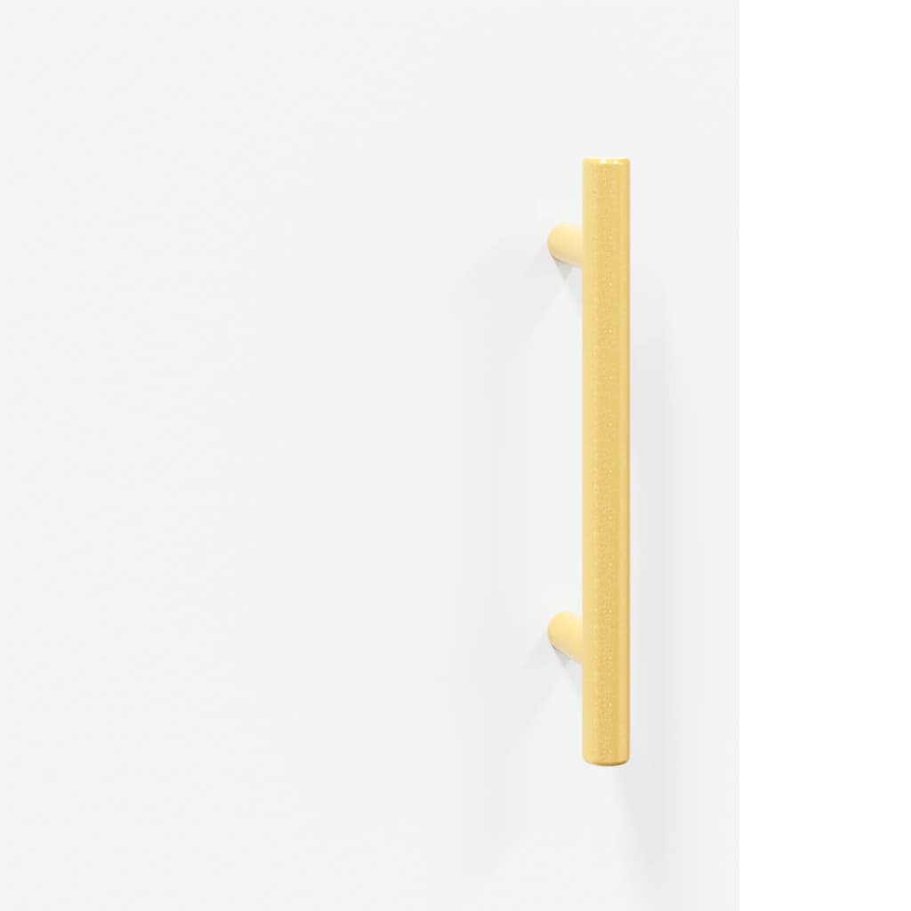 Dulap înalt, alb, 69,5x34x180 cm, lemn compozit