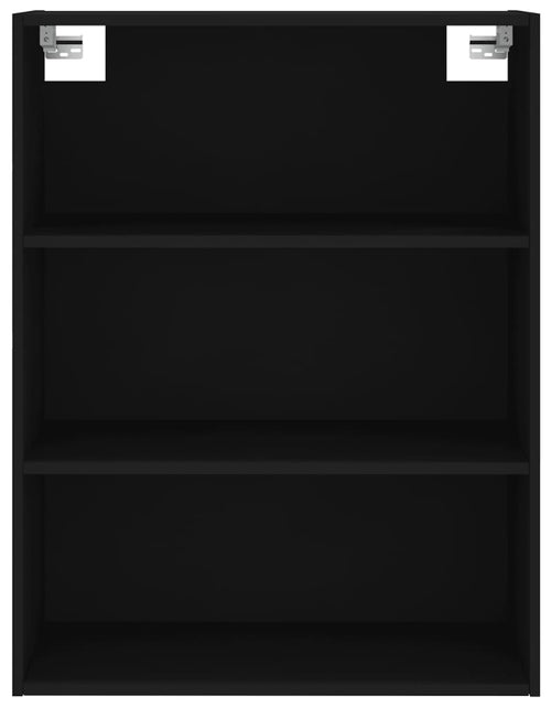 Încărcați imaginea în vizualizatorul Galerie, Dulap înalt, negru, 69,5x32,5x180 cm, lemn compozit
