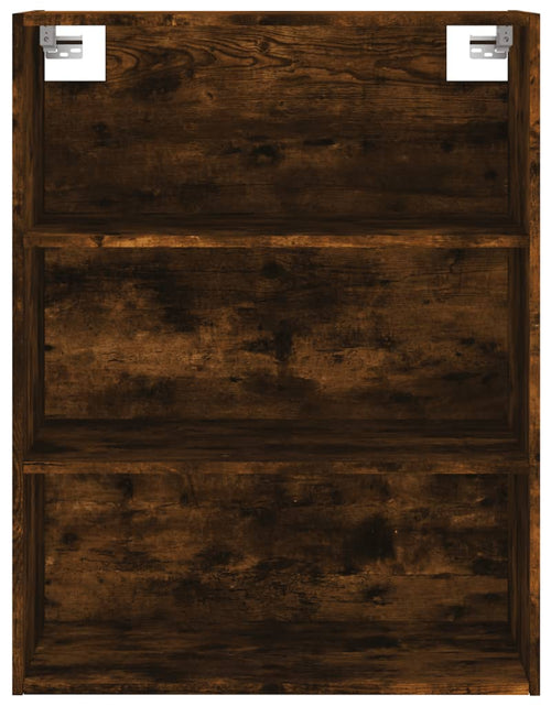 Загрузите изображение в средство просмотра галереи, Dulap înalt, stejar fumuriu, 69,5x32,5x180 cm, lemn compozit
