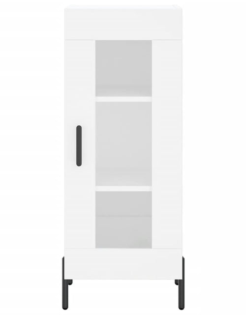 Загрузите изображение в средство просмотра галереи, Dulap înalt, alb, 34,5x34x180 cm, lemn prelucrat
