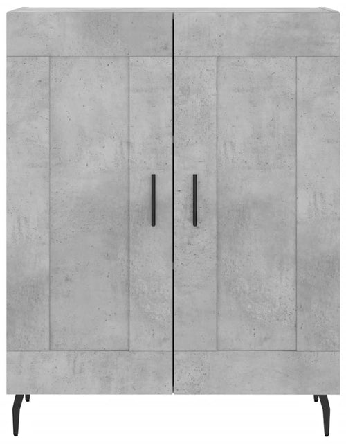 Загрузите изображение в средство просмотра галереи, Dulap înalt, gri beton, 69,5x34x180, lemn compozit
