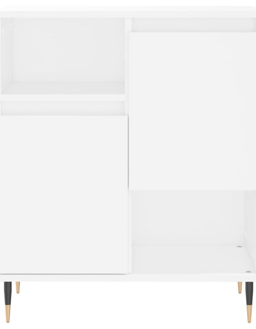 Încărcați imaginea în vizualizatorul Galerie, Servante, 2 piese, alb, lemn prelucrat
