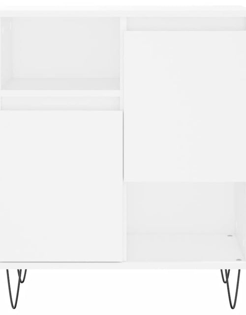 Încărcați imaginea în vizualizatorul Galerie, Servante, 2 piese, alb, lemn prelucrat

