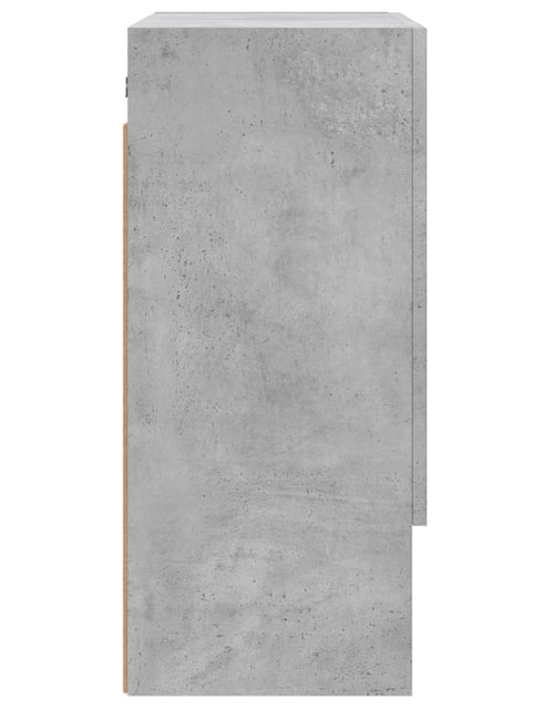 Încărcați imaginea în vizualizatorul Galerie, Dulap de perete, gri beton, 60x31x70 cm, lemn compozit
