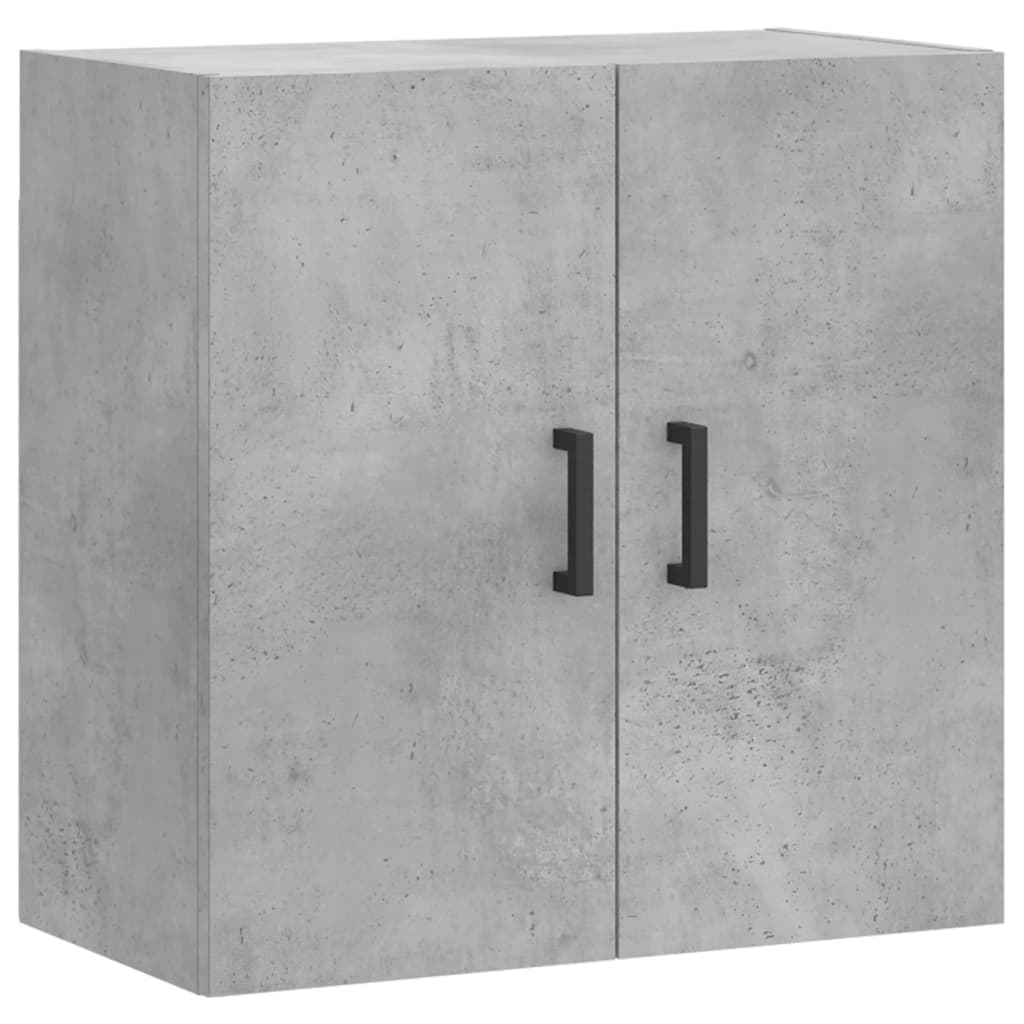 Dulap de perete, gri beton, 60x31x60 cm, lemn compozit