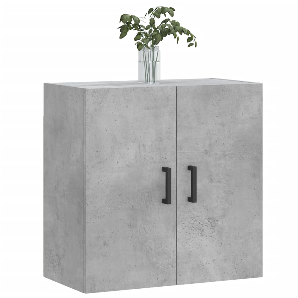 Dulap de perete, gri beton, 60x31x60 cm, lemn compozit