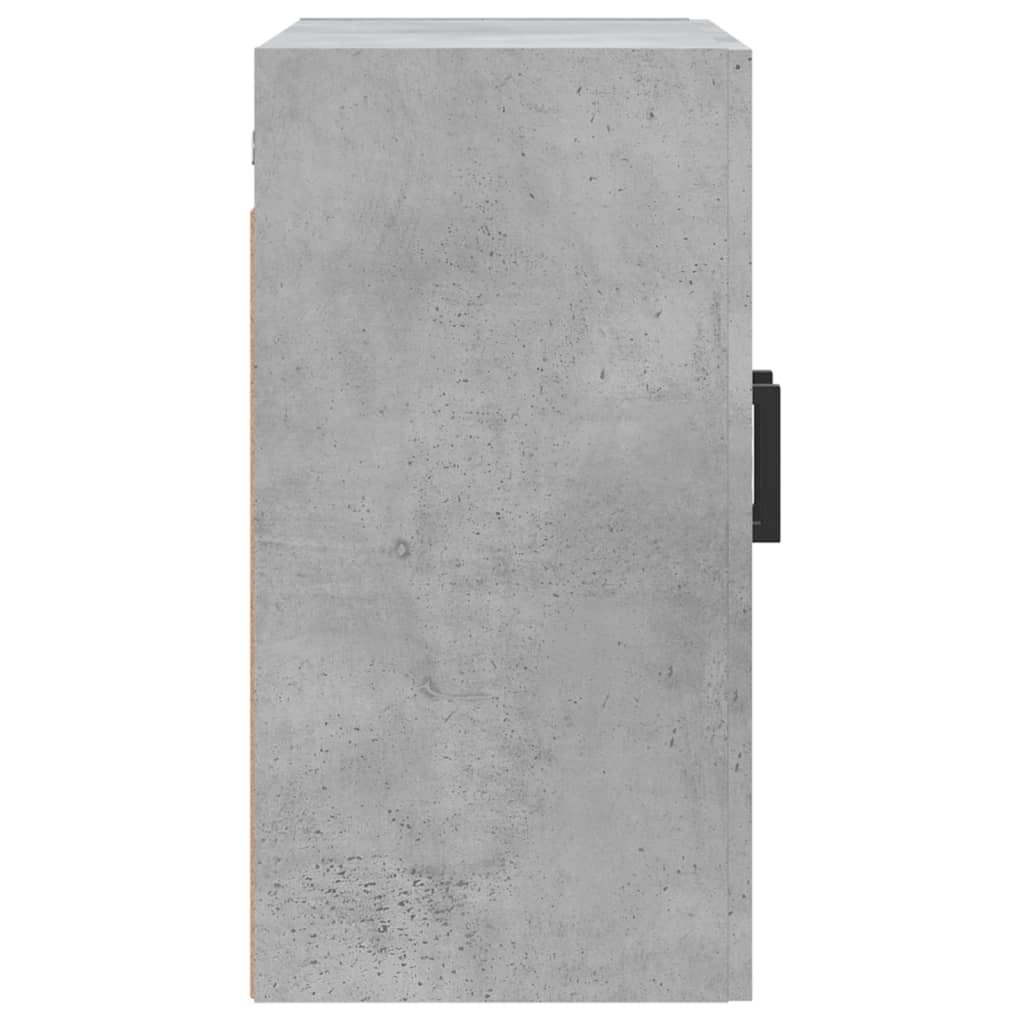 Dulap de perete, gri beton, 60x31x60 cm, lemn compozit