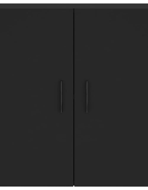 Încărcați imaginea în vizualizatorul Galerie, Dulap de perete, negru, 60x31x60 cm, lemn compozit
