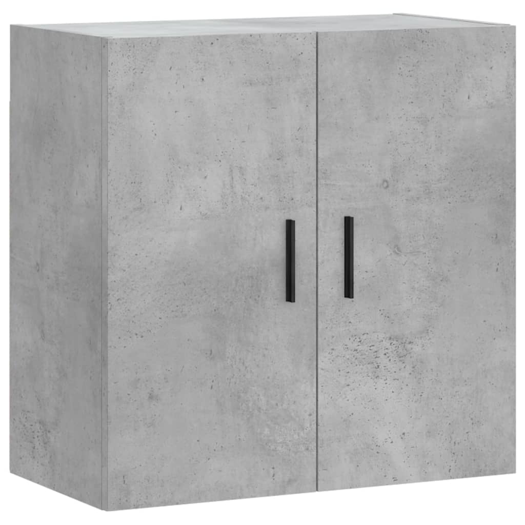 Dulap de perete, gri beton, 60x31x60 cm, lemn compozit