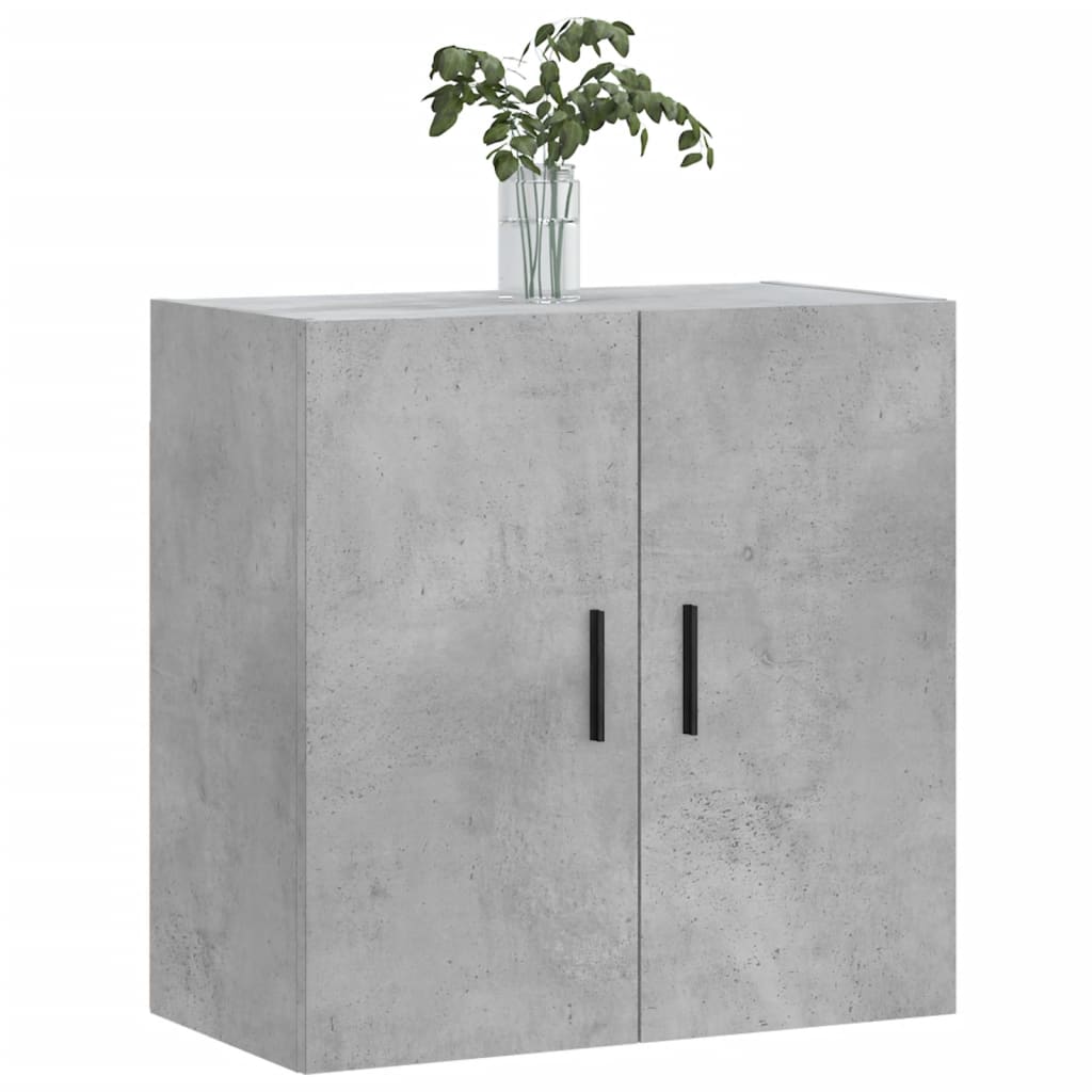 Dulap de perete, gri beton, 60x31x60 cm, lemn compozit