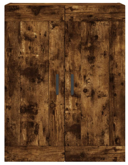 Загрузите изображение в средство просмотра галереи, Dulap pe perete, stejar afumat, 69,5x34x90 cm, lemn prelucrat
