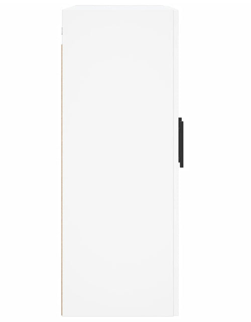 Загрузите изображение в средство просмотра галереи, Dulap montat pe perete, alb, 69,5x34x90 cm, lemn prelucrat
