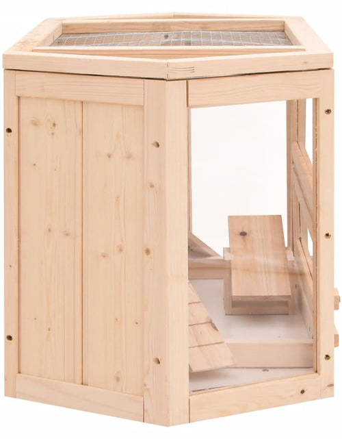 Загрузите изображение в средство просмотра галереи, Cușcă pentru hamsteri, 80x40x43 cm, lemn masiv de brad - Lando
