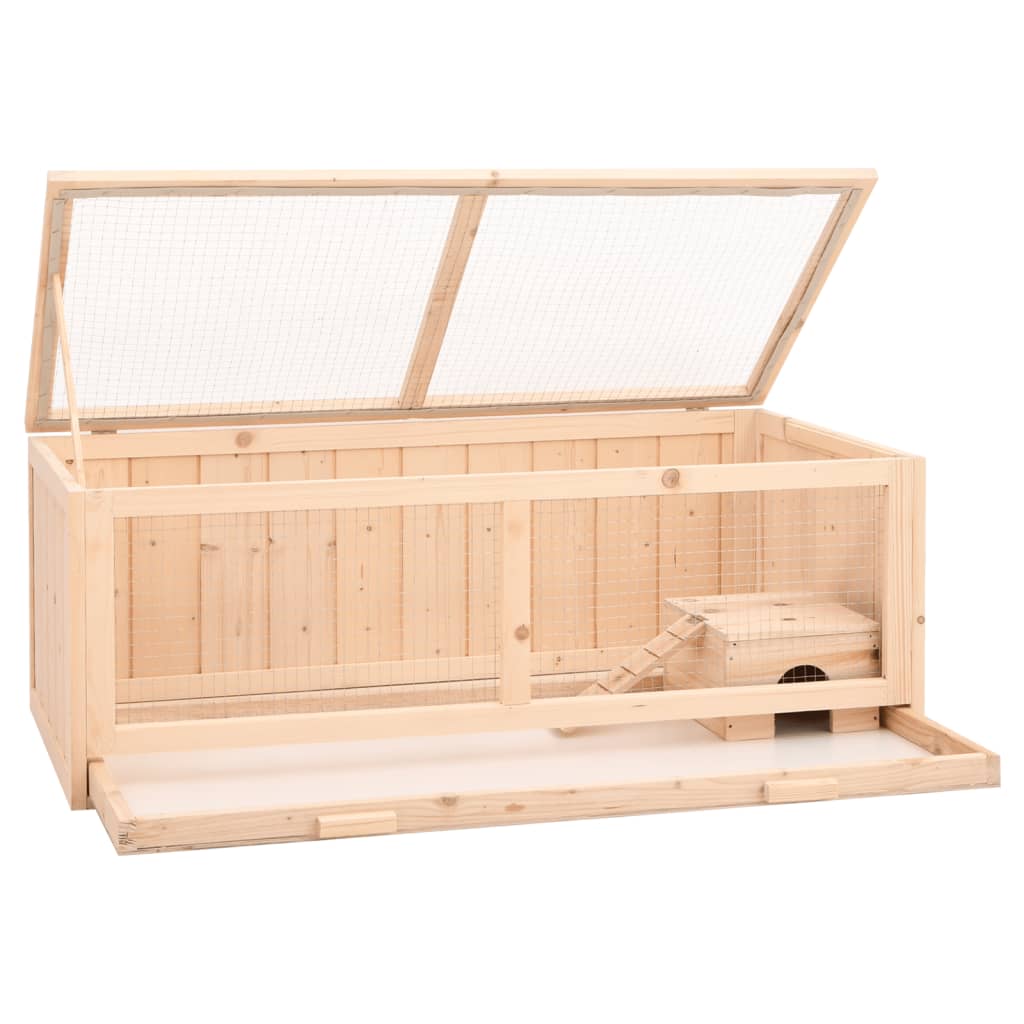 Cușcă pentru hamsteri, 104x52x54 cm, lemn masiv de brad - Lando