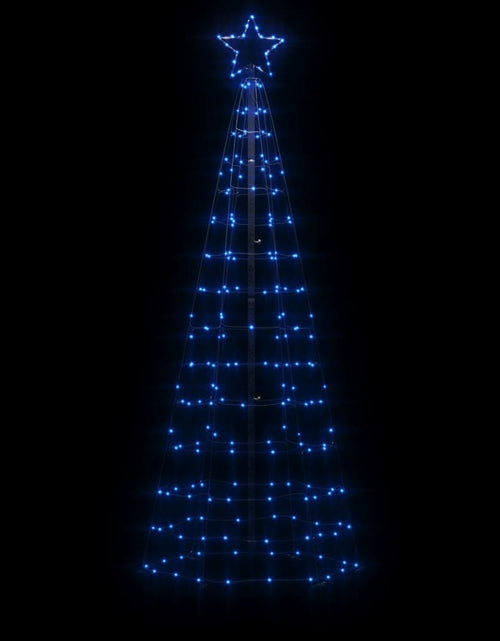Загрузите изображение в средство просмотра галереи, Lumină brad de Crăciun cu țăruși 220 LED-uri, albastru, 180 cm
