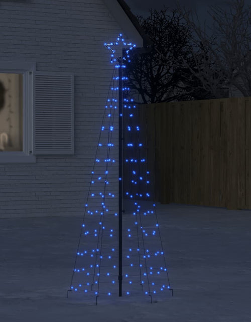 Încărcați imaginea în vizualizatorul Galerie, Lumină brad de Crăciun cu țăruși 220 LED-uri, albastru, 180 cm
