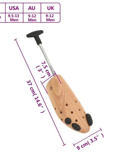 Загрузите изображение в средство просмотра галереи, Dispozitiv de lărgire pantofi, EU 43-47, lemn masiv de fag - Lando
