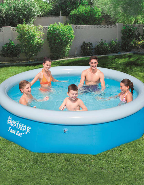 Загрузите изображение в средство просмотра галереи, Bestway Piscină gonflabilă Fast Set, 305 x 76 cm, rotundă, 57266
