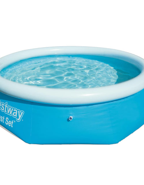 Загрузите изображение в средство просмотра галереи, Bestway Piscină gonflabilă Fast Set, 244x66 cm, rotundă, 57265
