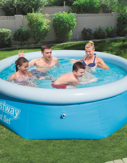 Загрузите изображение в средство просмотра галереи, Bestway Piscină gonflabilă Fast Set, 244x66 cm, rotundă, 57265
