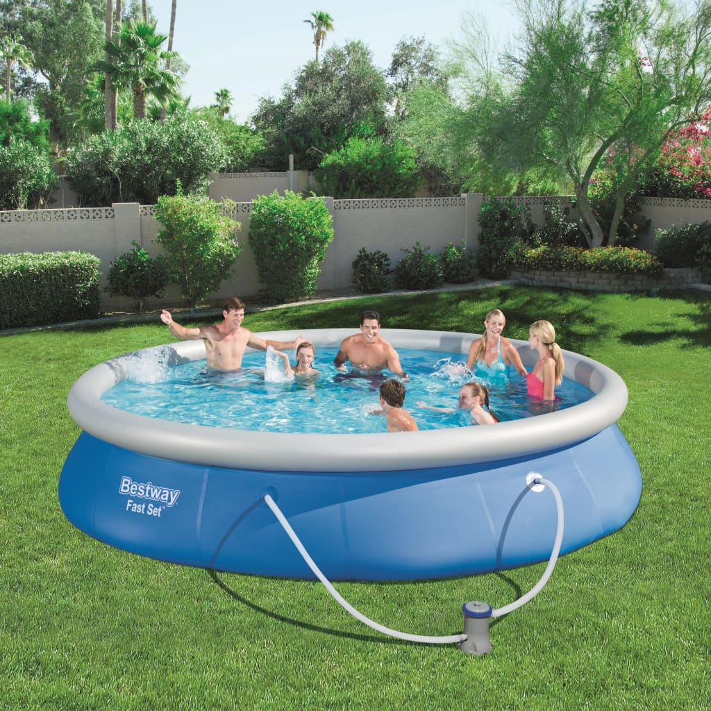 Bestway Set piscină Fast Set, 457 x 84 cm, 57313