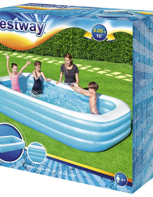 Загрузите изображение в средство просмотра галереи, Bestway Piscină gonflabilă, 305 x 183 x 56 cm
