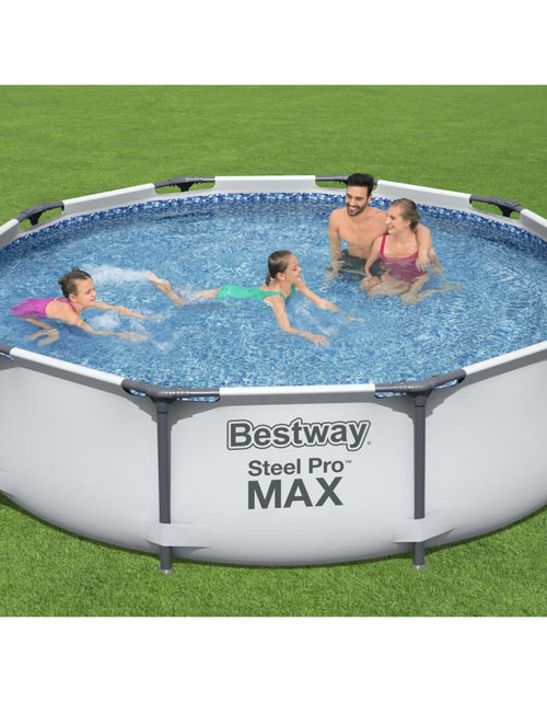 Încărcați imaginea în vizualizatorul Galerie, Bestway Set de piscină Steel Pro MAX, 305 x 76 cm
