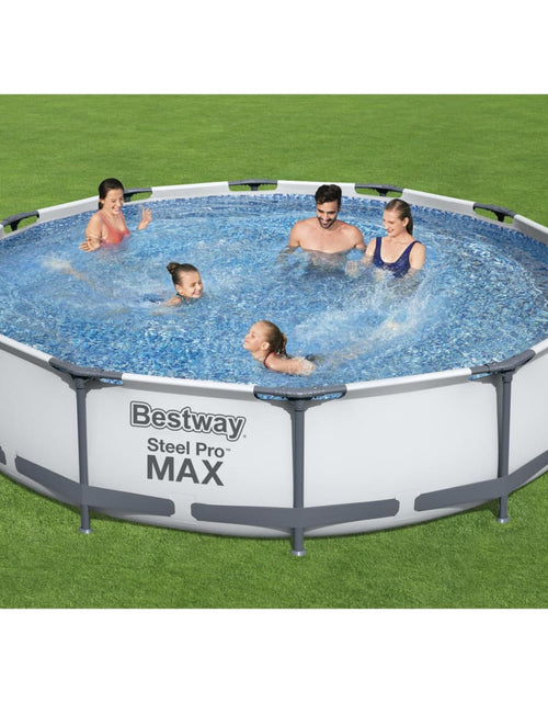 Încărcați imaginea în vizualizatorul Galerie, Bestway Set de piscină Steel Pro MAX, 366 x 76 cm
