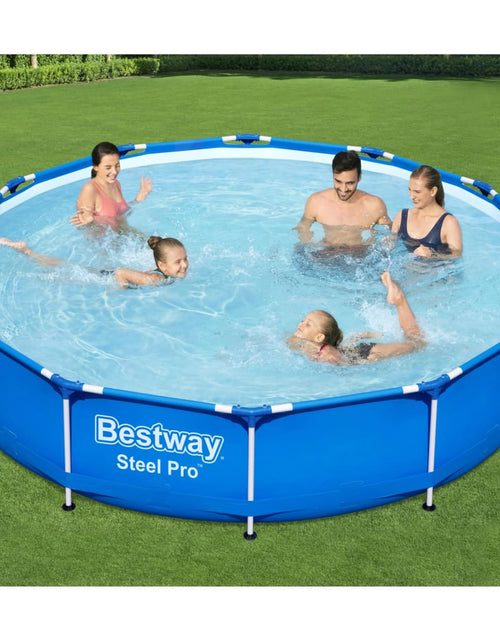 Загрузите изображение в средство просмотра галереи, Bestway Piscină cu cadru Steel Pro, 366 x 76 cm
