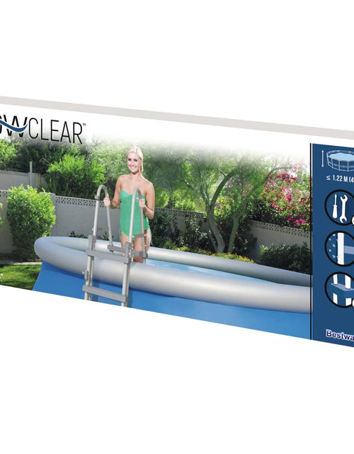 Încărcați imaginea în vizualizatorul Galerie, Bestway Scară de siguranță piscină cu 4 trepte Flowclear, 122 cm
