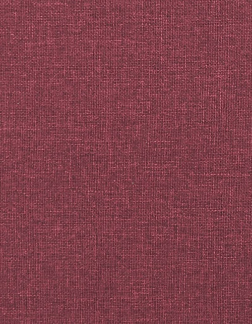 Încărcați imaginea în vizualizatorul Galerie, Canapea cu 2 locuri cu pernuțe, roșu vin, 120 cm, textil
