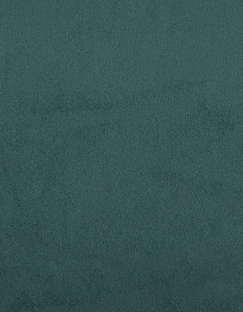 Загрузите изображение в средство просмотра галереи, Canapea cu 2 locuri cu pernuțe, verde închis, 140 cm, catifea

