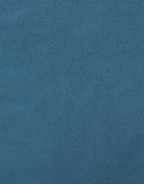 Загрузите изображение в средство просмотра галереи, Canapea cu 2 locuri cu pernuțe, albastru, 120 cm, catifea
