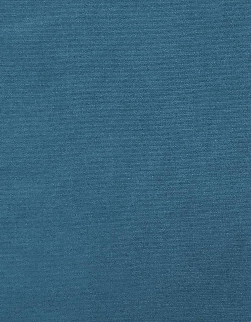 Încărcați imaginea în vizualizatorul Galerie, Canapea cu 2 locuri cu pernuțe, albastru, 140 cm, catifea
