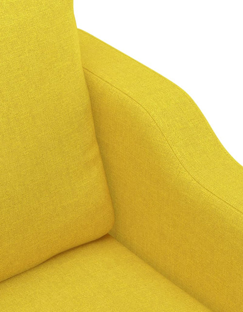 Încărcați imaginea în vizualizatorul Galerie, Set de canapele cu perne, 4 piese, galben deschis, textil
