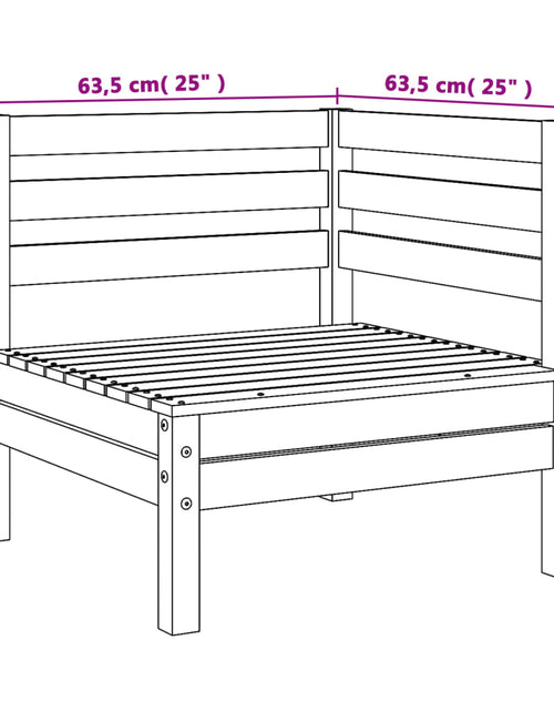 Încărcați imaginea în vizualizatorul Galerie, Canapele colțar de grădină, 2 buc., lemn masiv de douglas
