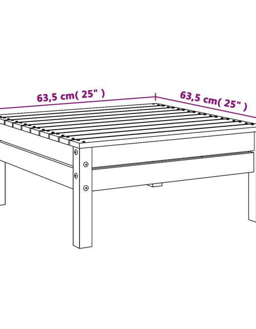 Încărcați imaginea în vizualizatorul Galerie, Taburet de grădină, lemn masiv douglas
